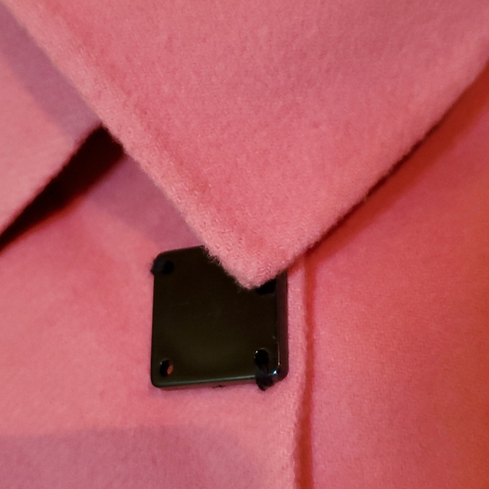 Kenar pink oversized cowl collar jacket